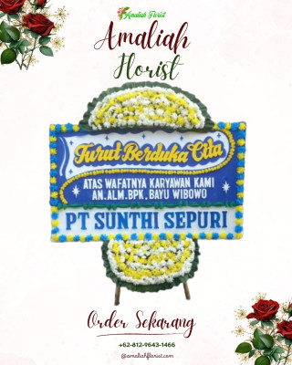 Papan Bunga Duka di Cingambul